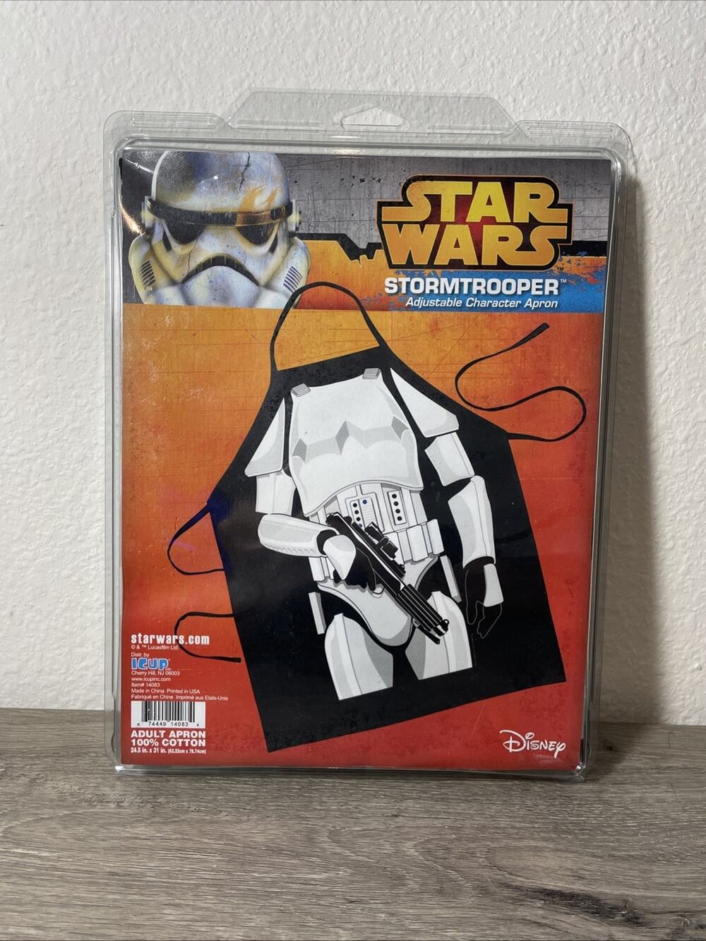 Star Wars Stormtrooper Body Be The Character Adult Polyester Apron NEW SEALED